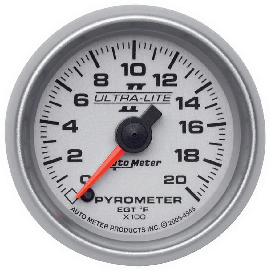 GAUGE; PYROMETER (EGT); 2 1/16in.; 2000deg.F; DIGITAL STEPPER MOTOR; ULTRA-LITE