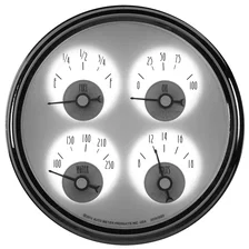 GAUGE; QUAD; 5in.; 0OE TO 90OF; ELEC; PRESTIGE PEARL image 4