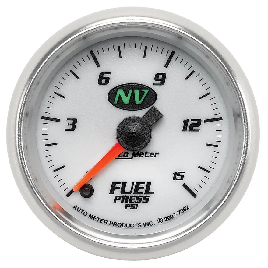 GAUGE; FUEL PRESSURE; 2 1/16in.; 15PSI; DIGITAL STEPPER MOTOR; NV
