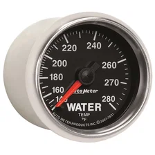 GAUGE; WATER TEMP; 2 1/16in.; 140-280deg.F; MECHANICAL; GS image 5