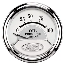 GAUGE KIT; 5 PC.; 3 1/8in./2 1/16in.; ELEC. SPEEDOMETER; FORD MASTERPIECE image 4