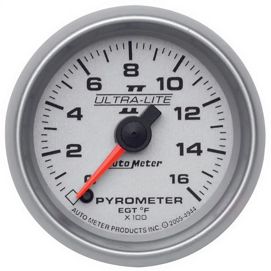 GAUGE; PYROMETER (EGT); 2 1/16in.; 1600deg.F; DIGITAL STEPPER MOTOR; ULTRA-LITE
