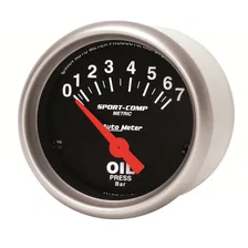 GAUGE; OIL PRESSURE; 2 1/16in.; 7 BAR; ELECTRIC; SPORT-COMP image 2