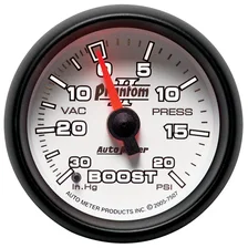 GAUGE; VAC/BOOST; 2 1/16in.; 30INHG-20PSI; MECHANICAL; PHANTOM II image 2