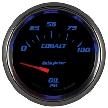 GAUGE; OIL PRESSURE; 2 5/8in.; 100PSI; ELECTRIC; COBALT image 4