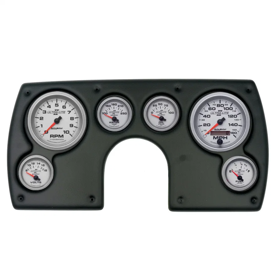 DIRECT FIT DASH KIT; (3 3/8in. X2; 2 1/16in. X4); CHEVY CAMARO 82-89; ULTRA-LITE