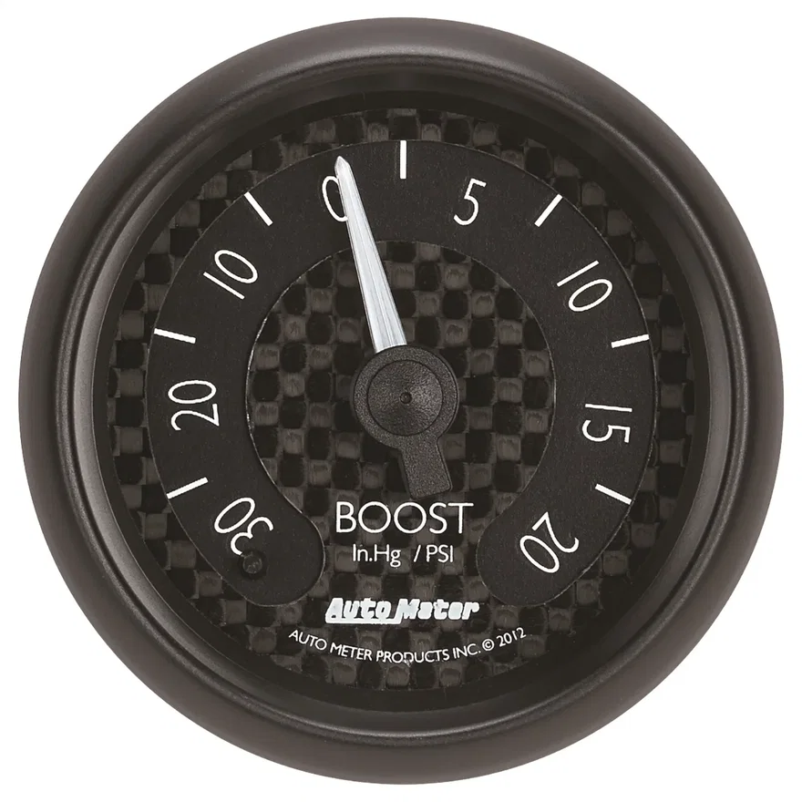 GAUGE; VAC/BOOST; 2 1/16in.; 30INHG-20PSI; MECHANICAL; GT