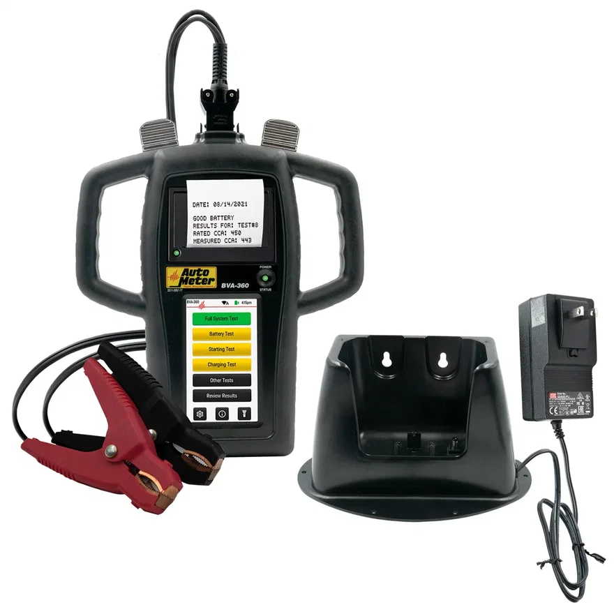 HANDHELD ELECTRICAL SYSTEM ANALYZER W/40 AMP LOAD/PRINTER/CHARGING STATION