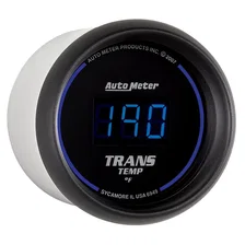 GAUGE; TRANS TEMP; 2 1/16in.; 340deg.F; DIGITAL; BLACK DIAL W/BLUE LED image 3