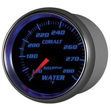 GAUGE; WATER TEMP; 2 5/8in.; 140-280deg.F; MECHANICAL; COBALT image 3