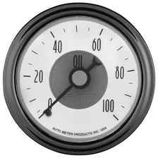 GAUGE; OIL PRESS; 2 1/16in.; 100PSI; MECH; PRESTIGE PEARL image 4