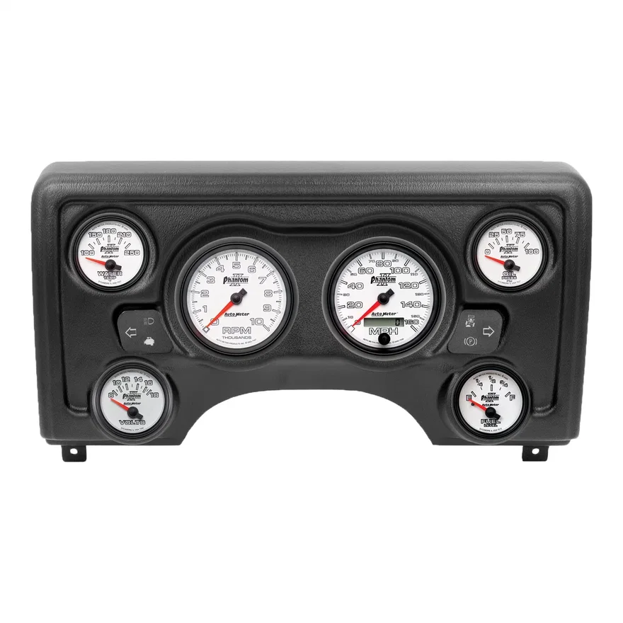DIRECT FIT DASH KIT; (3 3/8in. X2; 2 1/16in. X4) JEEP TJ 97-06; PHANTOM II