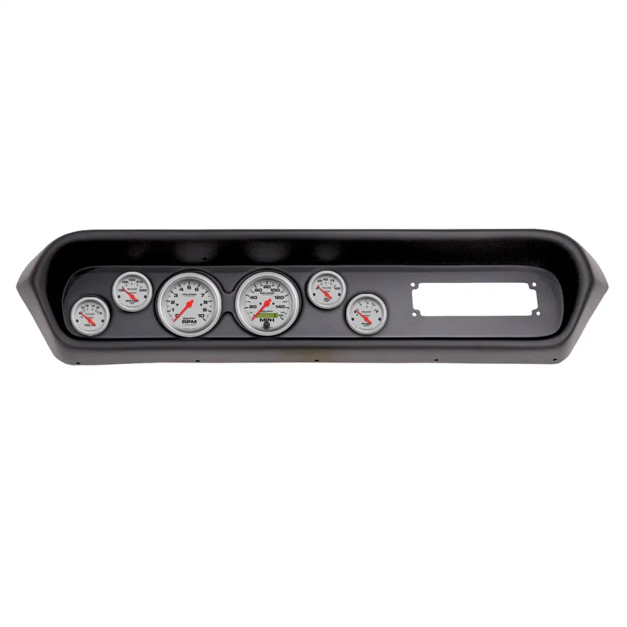 DIRECT FIT DASH KIT; (3 3/8in. X2; 2 1/16in. X4); PONTIAC GTO/LEMANS 64-65; ULTR
