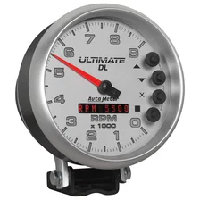 GAUGE; TACH; 5in.; 9K RPM; PEDESTAL; DATALOGGING; ULTIMATE DL PLAYBACK; SILVER image 5