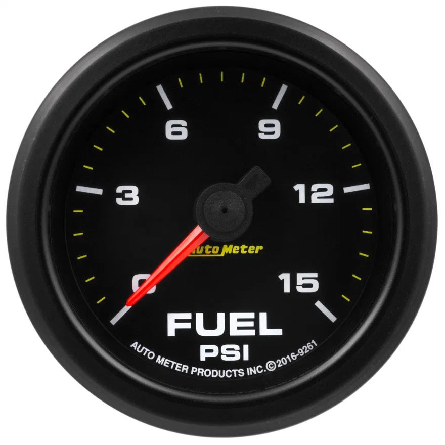 GAUGE; FUEL PRESS; 2 1/16in.; 15PSI; STEPPER MOTOR W/WARN; EXTREME ENVIRONMENT