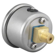 GAUGE; PRESSURE; 1.5in. DIRECT MNT; 15PSI; LIQUID FILLED MECH; WHT; 1/8in. NPTF image 2