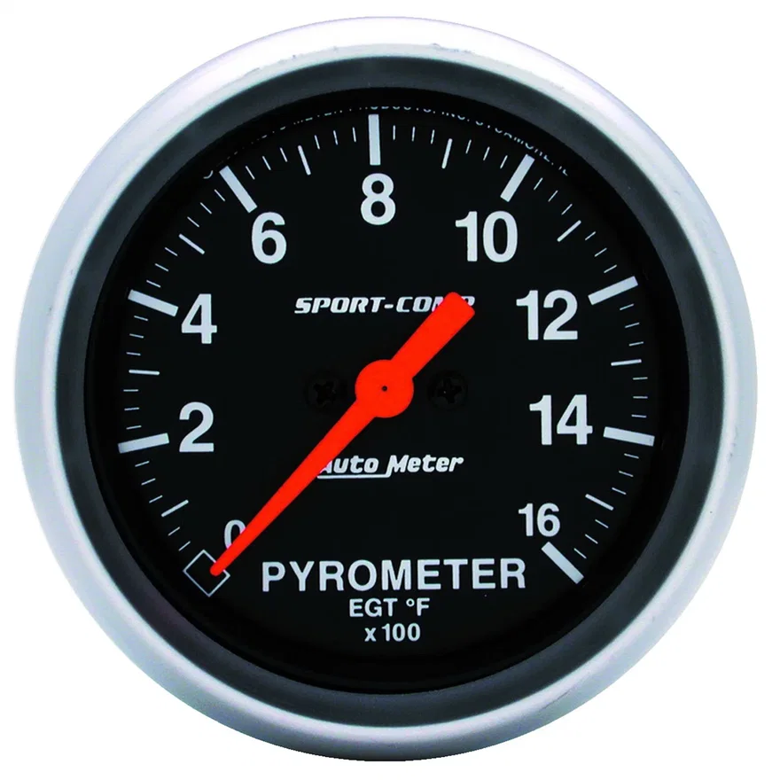 GAUGE; PYROMETER (EGT); 2 5/8in.; 1600deg.F; DIGITAL STEPPER MOTOR; SPORT-COMP