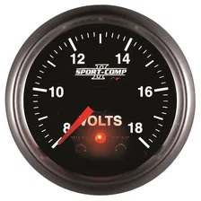 GAUGE; VOLTMETER; 2 1/16in.; 18V; DIGITAL STEPPER MOTOR W/PK/WRN; SPORT-COMP II image 4