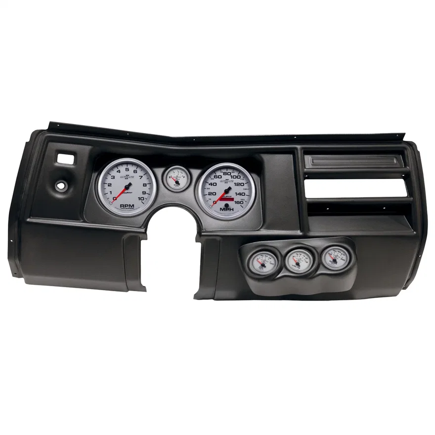 DIRECT FIT DASH KIT; (5in. X2; 2 1/16in. X4); CHEVY CHEVELLE NO VENT 69; ULTRA-L