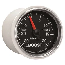 GAUGE; VAC/BOOST; 2 1/16in.; 30INHG-20PSI; MECHANICAL; GS image 5