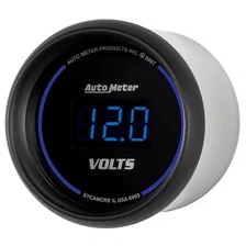 GAUGE; VOLTMETER; 2 1/16in.; 18V; DIGITAL; BLACK DIAL W/BLUE LED image 2