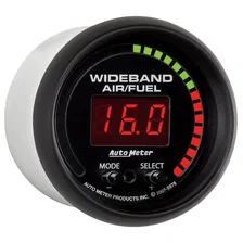 GAUGE; AIR/FUEL RATIO-PRO; 2 1/16in.; 10:1-20:1; DIGITAL W/PEAK/WARN; ES image 3