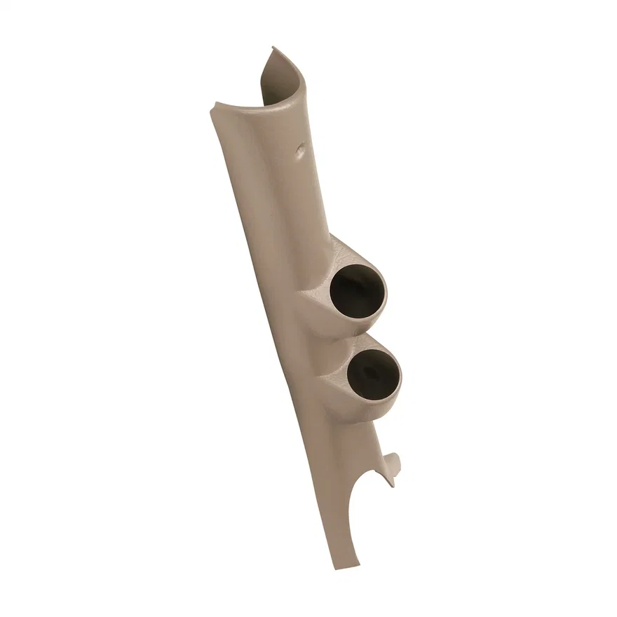 GAUGE MOUNT; A-PILLAR; FULL; DUAL; 2 1/16in.; TAN; DODGE RAM 03-09