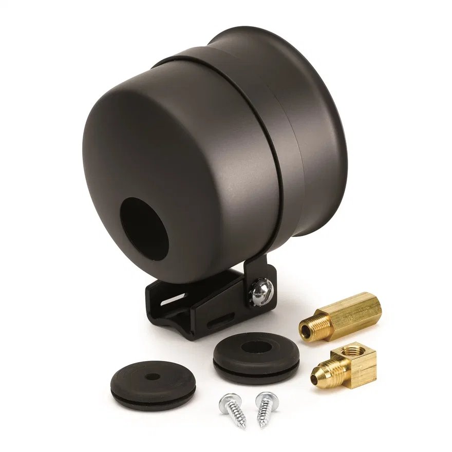 GAUGE MOUNT; 3 3/8in.; PEDESTAL W/BLACK CUP