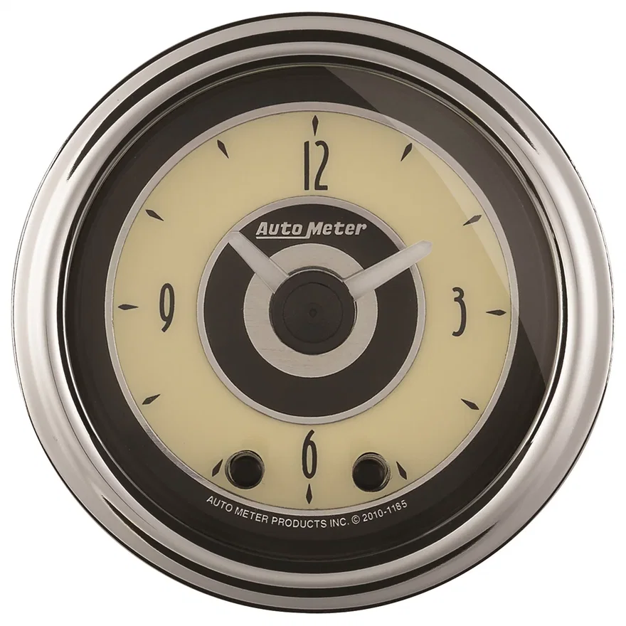 GAUGE; CLOCK; 2 1/16in.; 12HR; ANALOG; CRUISER AD