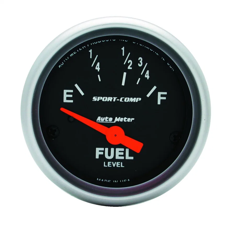 GAUGE; FUEL LEVEL; 2 1/16in.; 16OE TO 158OF; ELEC; SPORT-COMP