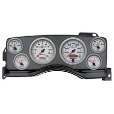 DIRECT FIT DASH KIT; (3 3/8in. X2; 2 1/16in. X4); FORD MUSTANG 90-93; ULTRA-LITE image 1