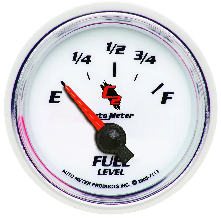 GAUGE; FUEL LEVEL; 2 1/16in.; 0OE TO 90OF; ELEC; C2