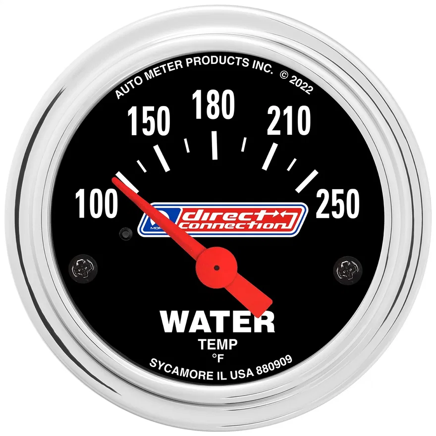 GAUGE; WATER TEMP; 2-1/16in.; 100-250`F; ELEC; MOPAR DIRECT CONNECTION