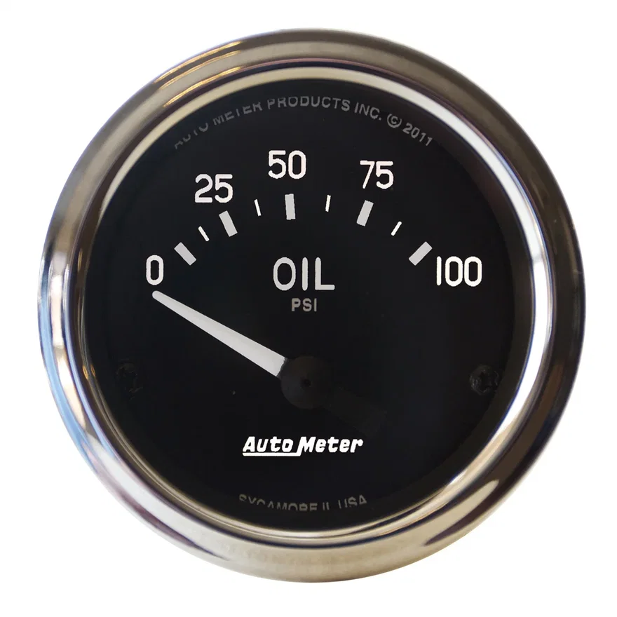 GAUGE; OIL PRESSURE; 2 1/16in.; 100PSI; ELECTRIC; COBRA