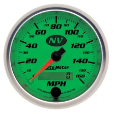 GAUGE; SPEEDOMETER; 3 3/8in.; 160MPH; ELEC. PROGRAMMABLE; NV image 2