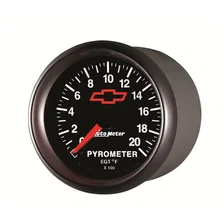 GAUGE; PYROMETER (EGT); 2 1/16in.; 2000deg.F; STEPPER MOTOR; CHEVY RED BOWTIE; B image 2