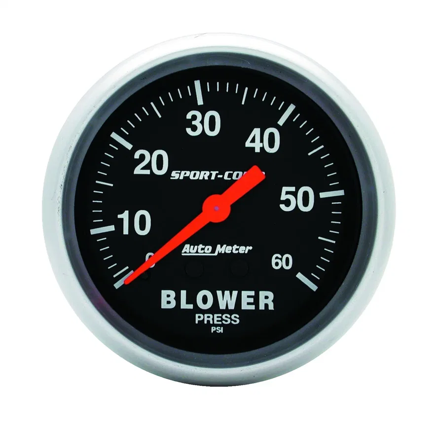GAUGE; BLOWER PRESS; 2 5/8in.; 60PSI; MECHANICAL; SPORT-COMP