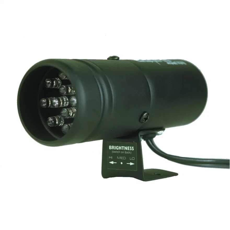 SHIFT LIGHT; 12 AMBER LED; PEDESTAL; BLACK; SUPER-LITE