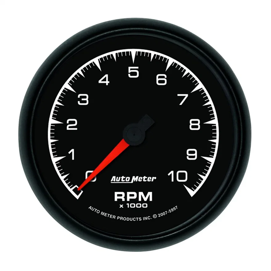 GAUGE; TACHOMETER; 3 3/8in.; 10K RPM; IN-DASH; ES