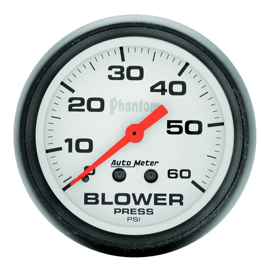GAUGE; BOOST; 2 5/8in.; 60PSI; MECHANICAL; PHANTOM