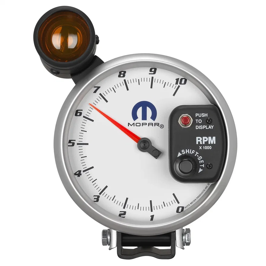 GAUGE; TACH; 5in.; 10K RPM; PEDESTAL W/SHIFT-LITE (VIPER V10/2.5PPR); WHT; MOPAR