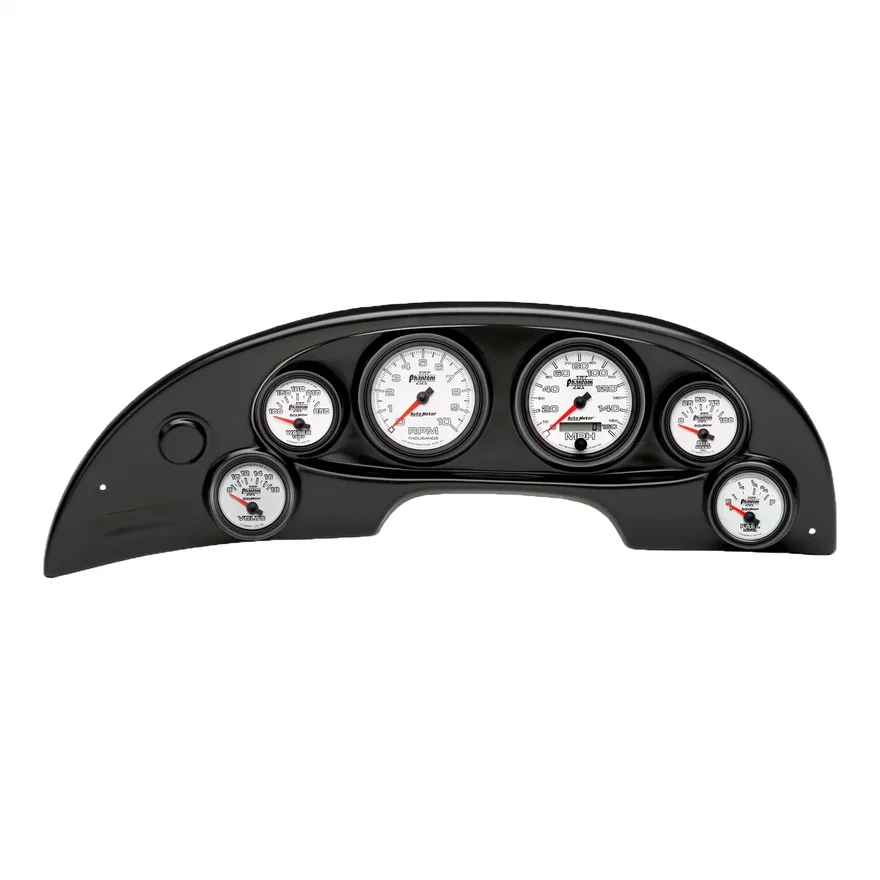DIRECT FIT DASH KIT; (3 3/8in. X2; 2 1/16in. X4); FORD MUSTANG 94-04; PHANTOM II