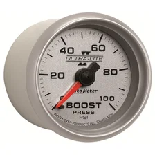 GAUGE; BOOST; 2 1/16in.; 100PSI; MECHANICAL; ULTRA-LITE II image 3