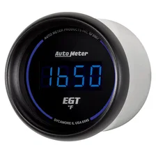 GAUGE; PYROMETER (EGT); 2 1/16in.; 1600deg.F; DIGITAL; BLACK DIAL W/BLUE LED image 2
