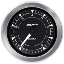 GAUGE; TACHOMETER; 3 3/8in.; 8K RPM; IN-DASH; CHRONO image 4