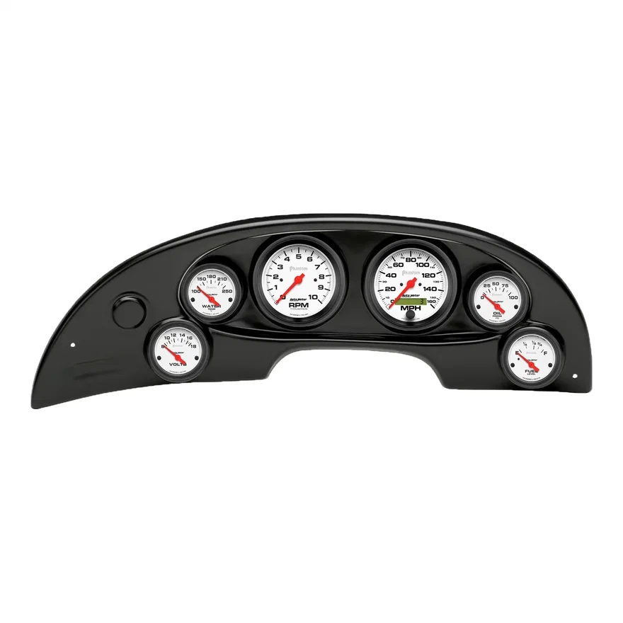DIRECT FIT DASH KIT; (3 3/8in. X2; 2 1/16in. X4); FORD MUSTANG 94-04; PHANTOM