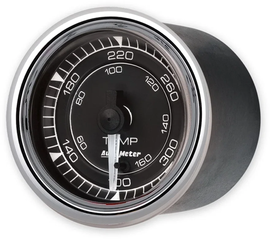 GAUGE; TEMP; 2 1/16in.; 300deg.F; ELEC; CHRONO CHROME