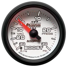 GAUGE; VAC/BOOST; 2 1/16in.; 30INHG-30PSI; MECHANICAL; PHANTOM II image 2