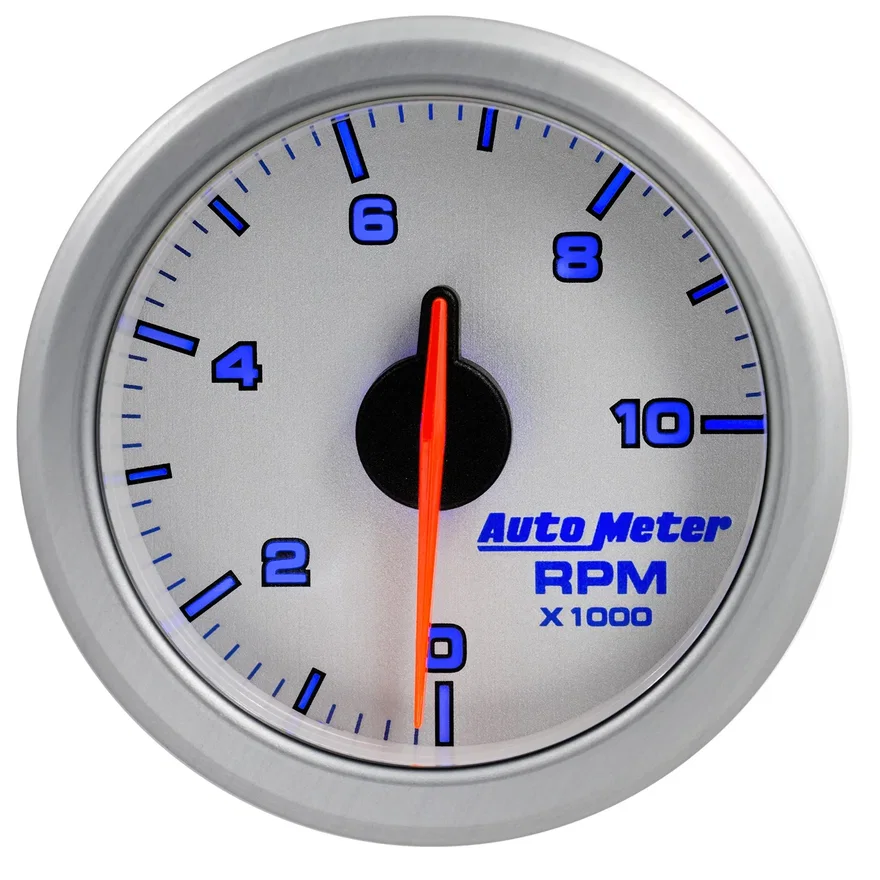 2-1/16in. TACH; 0-10;000 RPM; AIRDRIVE; SILVER