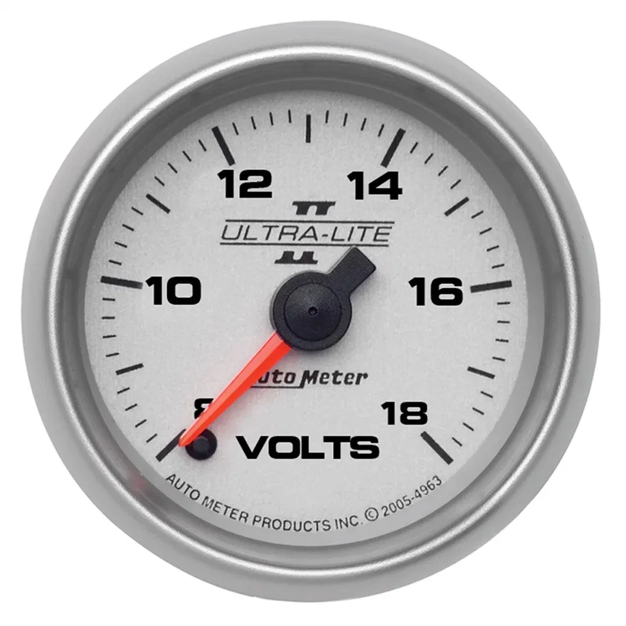 GAUGE; VOLTMETER; 2 1/16in.; 18V; DIGITAL STEPPER MOTOR; ULTRA-LITE II